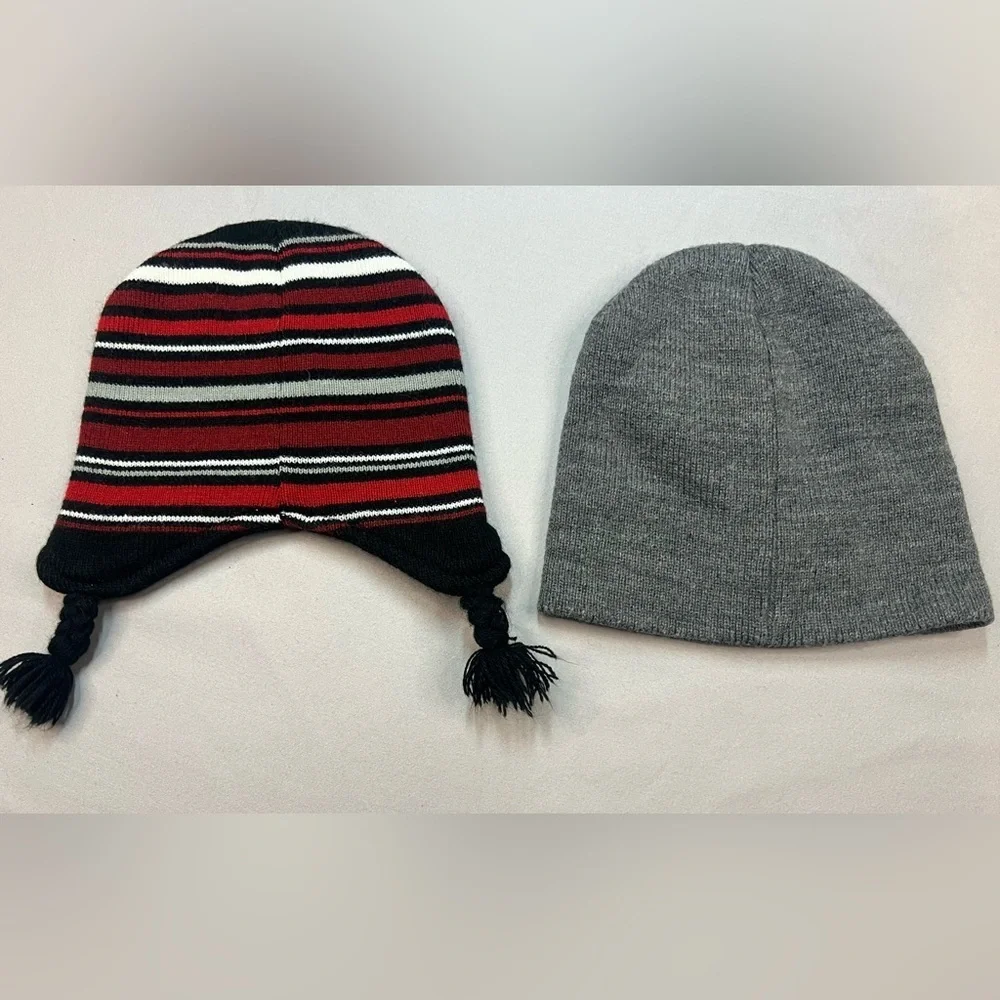 Toddler Hats Lot (Ages‎ 2–4) – Nike Knit Winter Hat & DC Comics Beanie